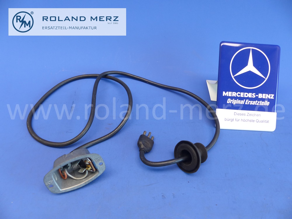 1108200062 Kennzeichenleuchte, ein Strang, ohne Blende, Mercedes W111, Original Mercedes Neuteil, NOS 