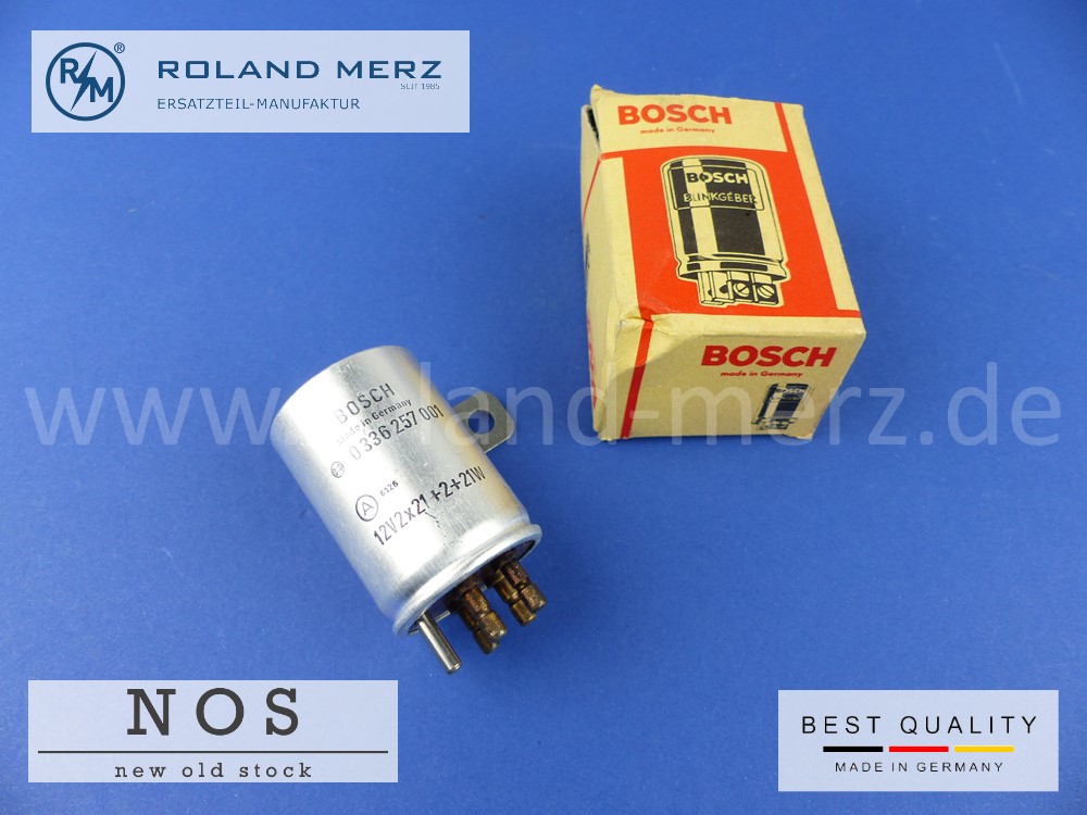 P1110080 Blinkgeber Bosch 0 336 257 001 12V 2+1x21 W für Mercedes W115