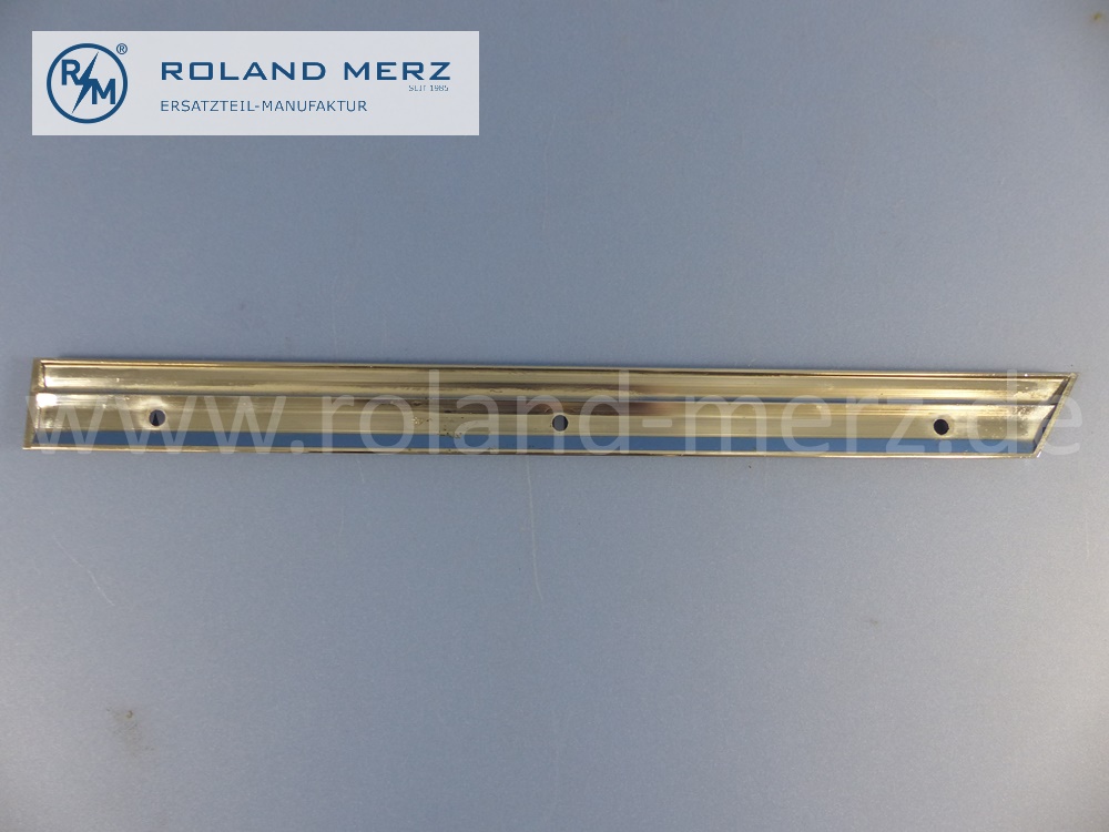 1136980580 Zierstab, Zierleiste, links, Vorderkotflügel hinter Vorderrad, Länge 335mm, Mercedes W113, Pagode, MB 230SL, 250SL, 280SL, Original Mercedes Neuteil, NOS