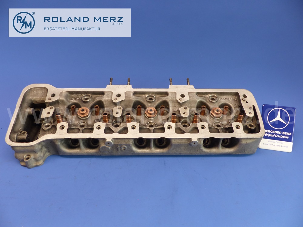 1980101620 Zylinderkopf, Mercedes Motor M198 für W198, 300SL, mit Stiftschrauben und Ventilführungen, Baumuster M198.980, M198.982, original Mercedes Neuteil, NOS 