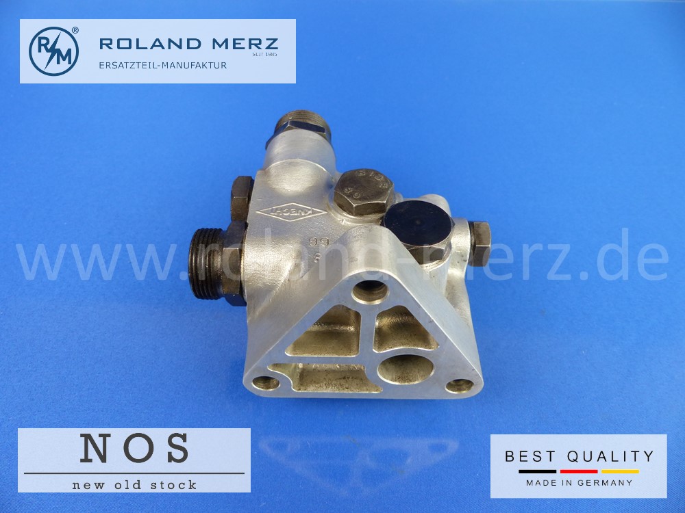 P1130729 Ölfiltergehäuse-Oberteil 000 184 30 08 für Motor M 189 Mercedes 300SE und 300SEL