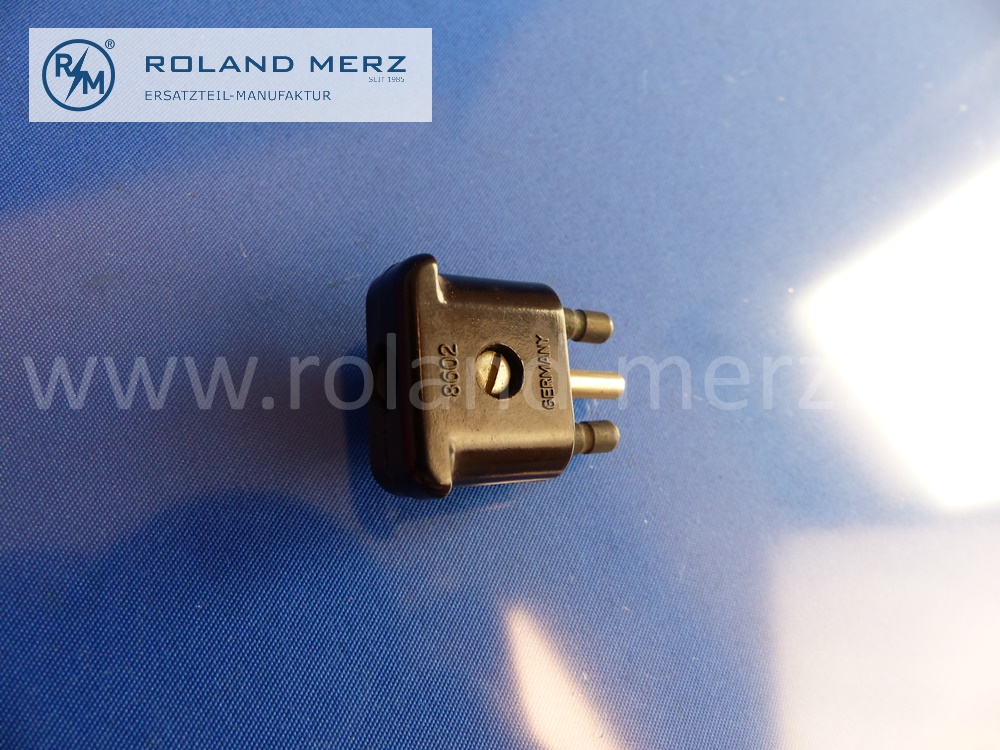 0025458628 Kupplung, Stecker 2 polig, Kennzeichenleuchte Mercedes, W108, W109, W110, W111, W112, W114, Original MB-Neuteil, NOS