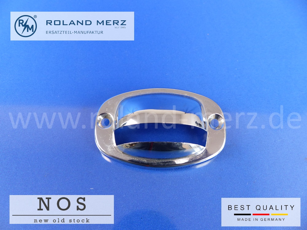 0008260077 Blende Chrom Kennzeichenbeleuchtung Mercedes W110 W111