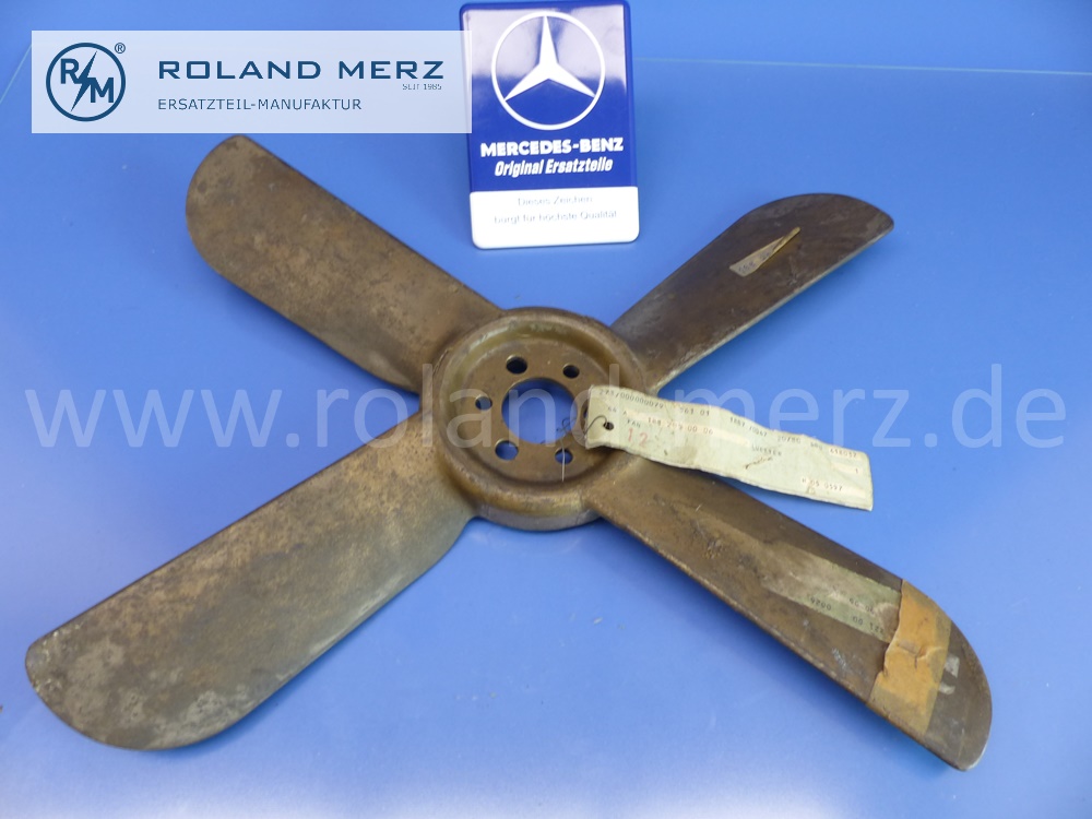 1882050006 Lüfter, Lüfterrad, Lüfterflügel, Mercedes W186, W188, M189, Original Mercedes Neuteil, NOS - Lagerspuren -
