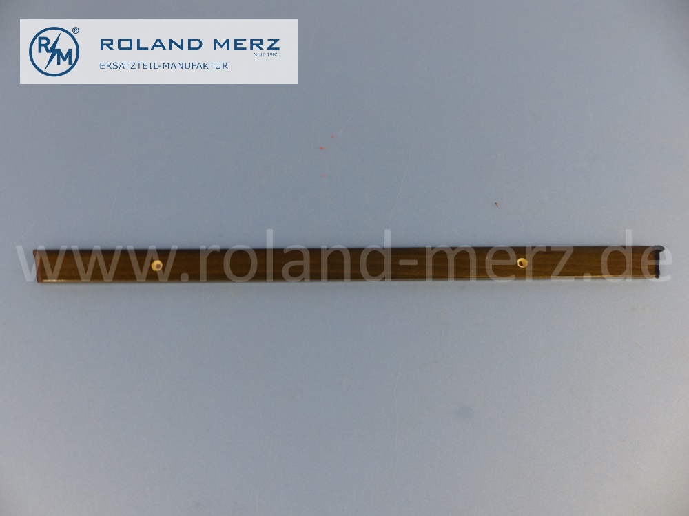 1117300551, Verkleidung Fensterschlüssel, Holzleiste, Fondtür links, vorne, Farbe 0481 dunkel, Länge 370mm, Mercedes W111, 220SB, 220SEB, Original Mercedes Neuteil, NOS