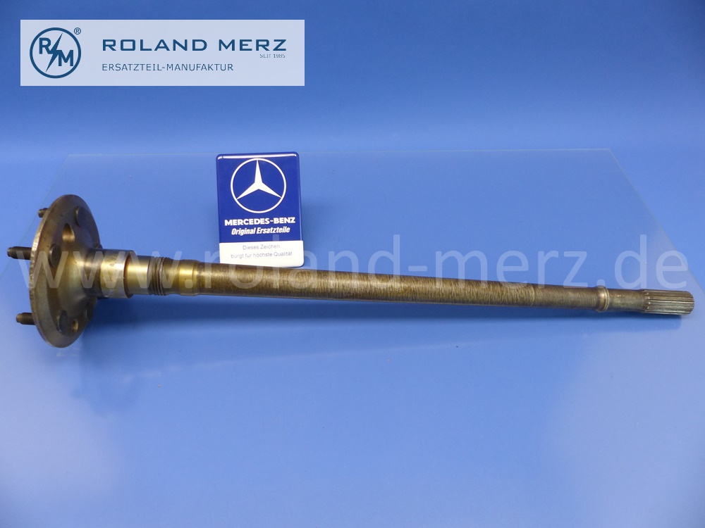 1803502710 Achswelle, Hinterachswelle, rechts, mit Radbolzen, Mercedes W120, W121, W180, Ponton, 190SL, Original Mercedes Neuteil, NOS 