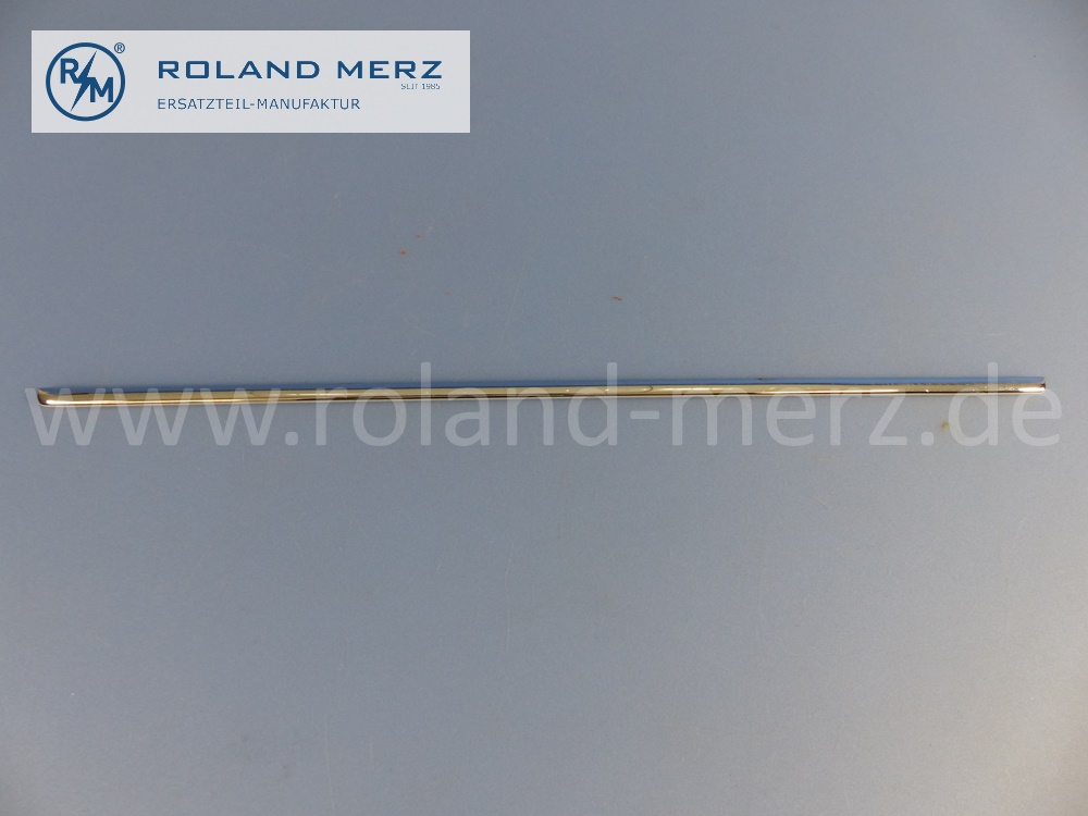 1117270182 Zierstab, Zierleiste Türtasche, Fahrertür links oder rechts, Länge 450mm, Mercedes W111, 220SB, 220SEB, Original Mercedes Neuteil, NOS