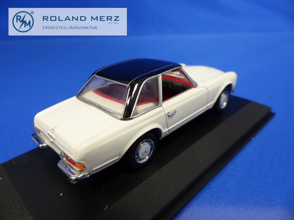 032251-06 Mercedes-Benz 280 SL Pagode weiss/schwarz - Minichamps PMA 1:43