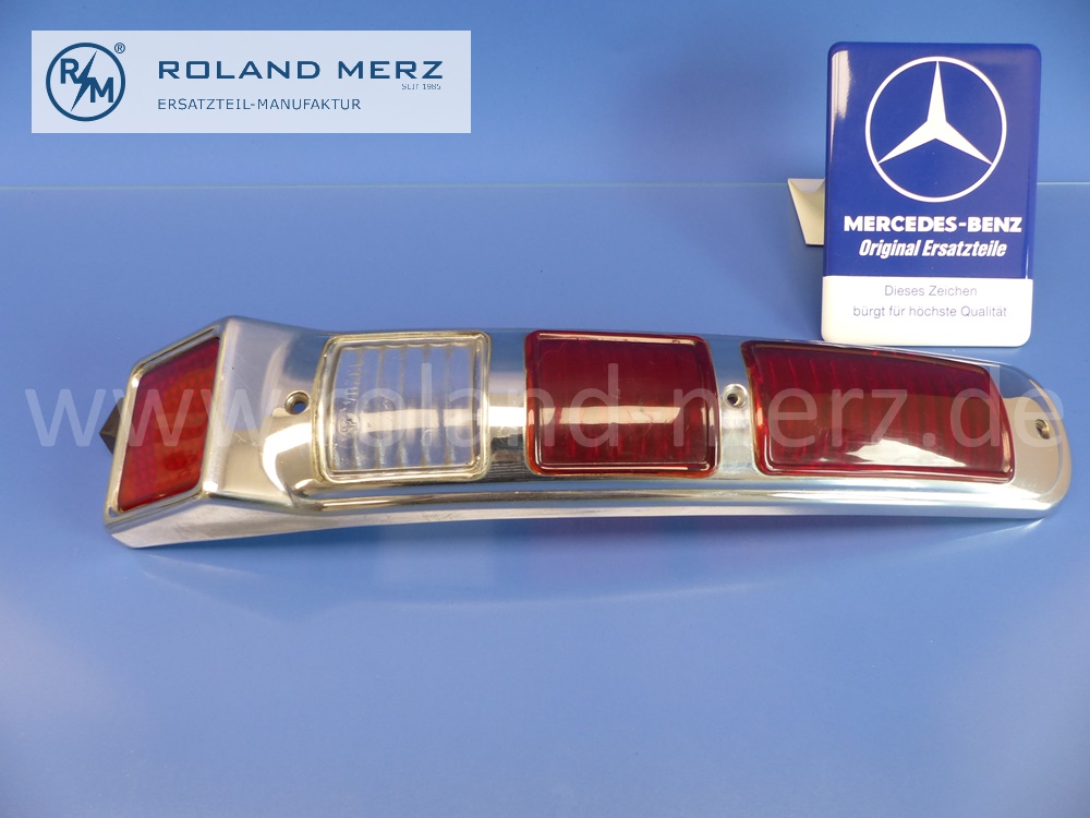 1988260452 Deckel Rücklicht rechts, Mercedes W198, 300SL Roadster, Export, Blinker rot, Original Mercedes Neuteil, NOS - gebraucht, geringer Mangel -