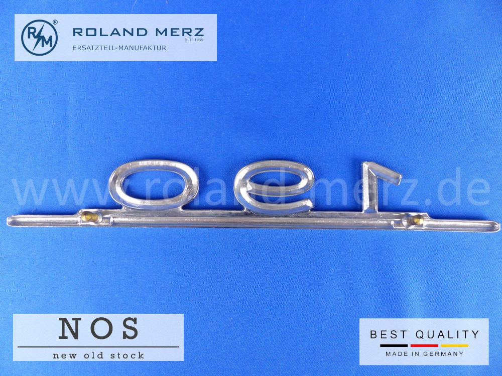 110 817 01 15 Typenkennzeichen / Schriftzug 190 auf Heckdeckel original Neuteil/ NOS für Mercedes 190c