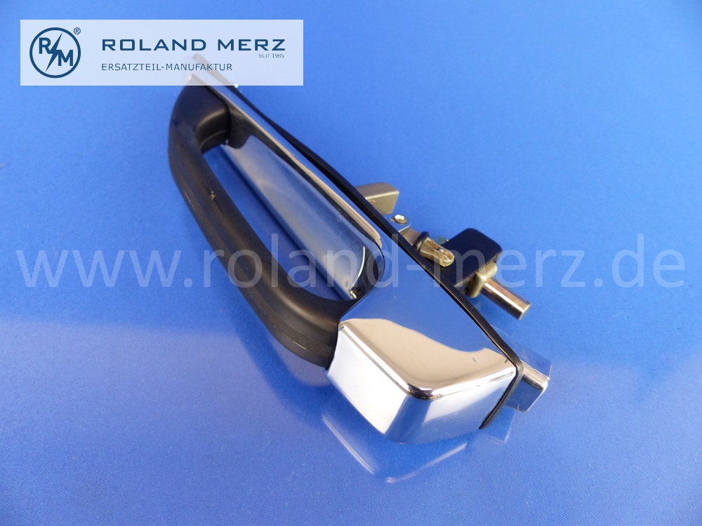 1237600359 door handle rear doors, left and right, Mercedes W123, MB 200, 230, 250, 280, 280E, - 300TD, Original MB spare part NOS