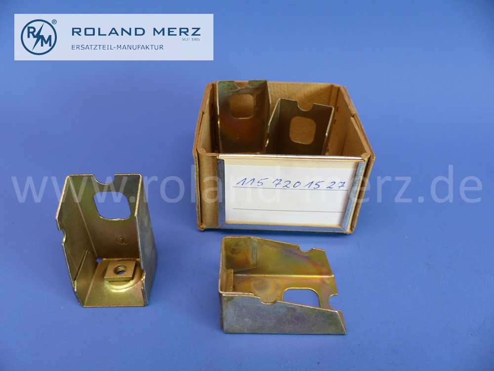1157201527 Lager Fensterführung Fahrertüren, Mercedes W114 und W115, Original Mercedes Neuteil, NOS 