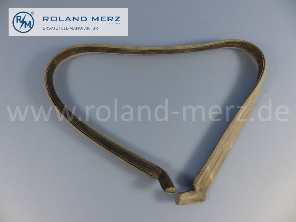 1077790022 Dichtung Dachrahmen fahrzeugseitig vorne, Länge 1200mm, Mercedes R107 roadster, SL, Original Mercedes Neuteil, NOS