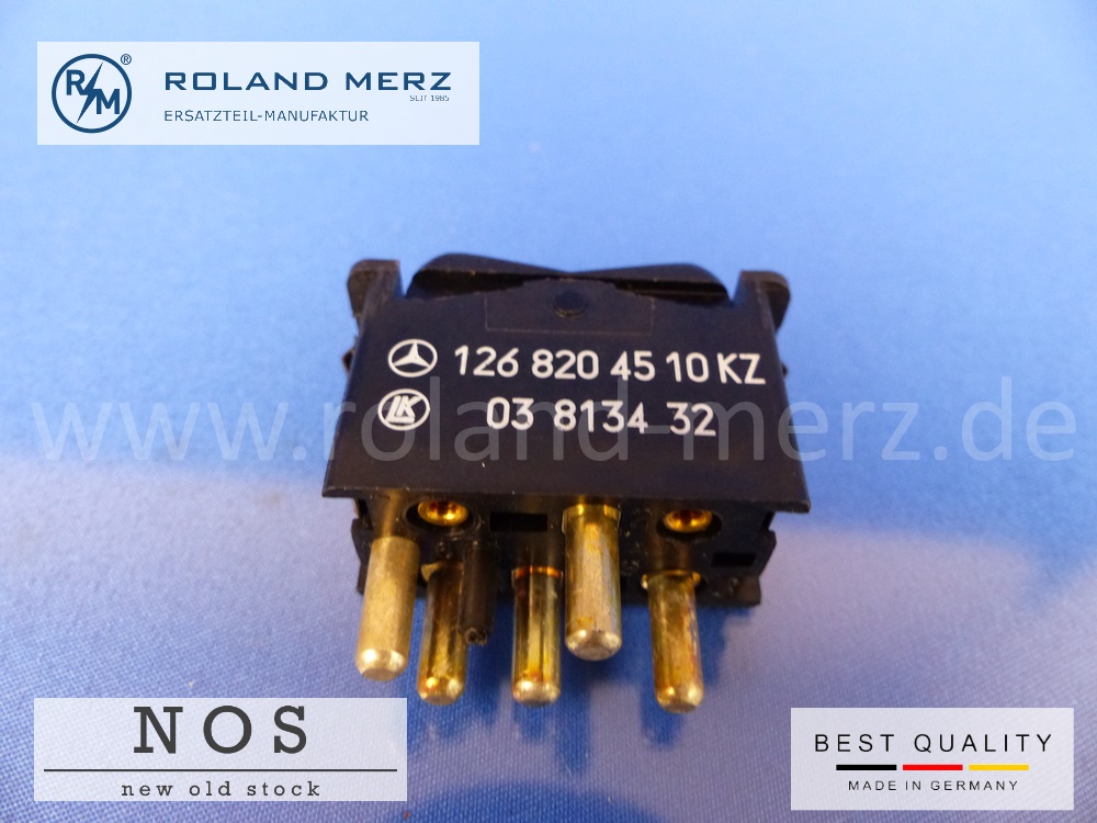 1268204610 Wippschalter Sitzverstellung Mercedes W126