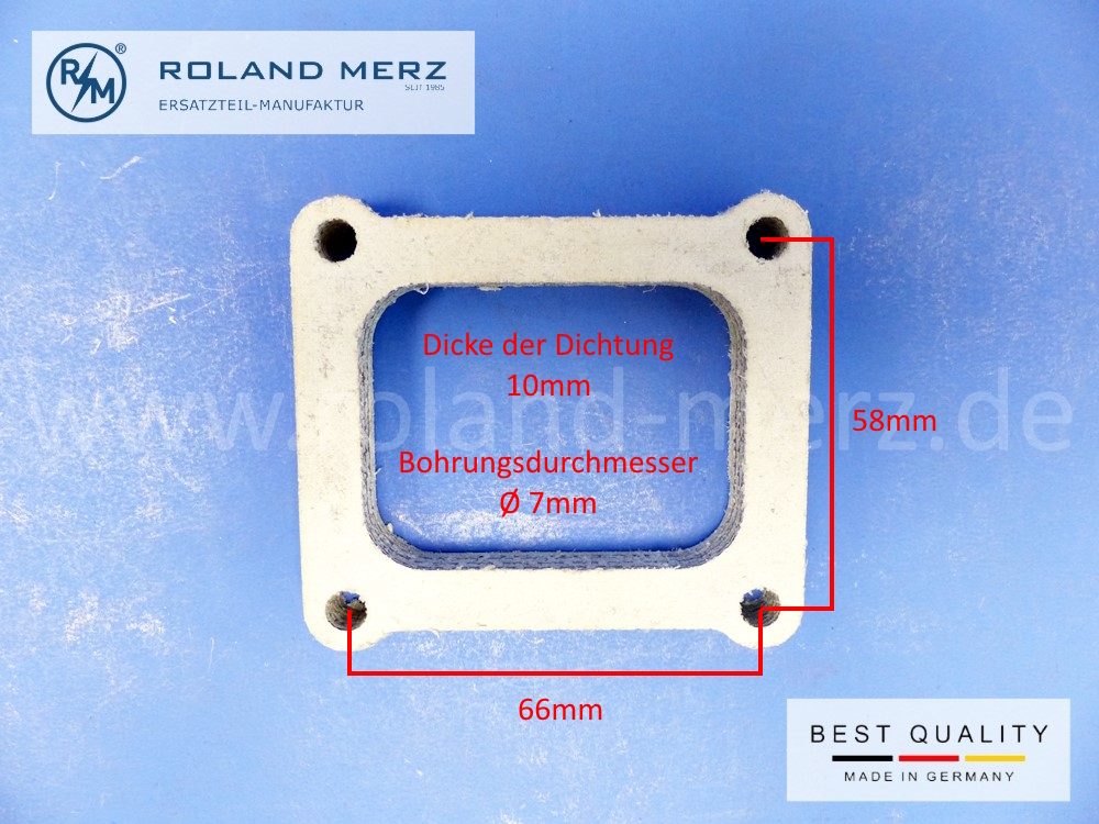 1211430044 Isolierflansch für Mercedes M121, M115, 200 - 95 PS und 220, Original Neuteile, NOS 1211430044 Isolierflansch für Mercedes M121, M115, 200 - 95 PS und 220, Original Neuteile, NOS