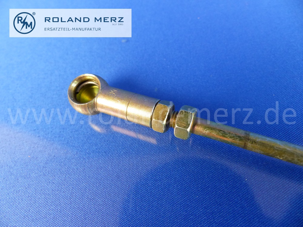 1800700375 Stange, Druckstange für Mercedes M108.920, 924 und M130.922, 925 kompl. mit Kugelpfannen, Original MB-Neuteil, NOS 