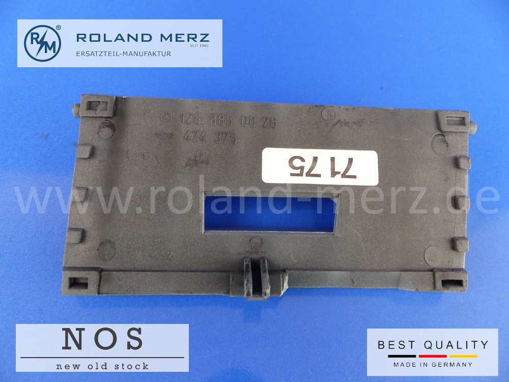 1268850026 Klappe Abschleppbügel vorne Mercedes W126 7175
