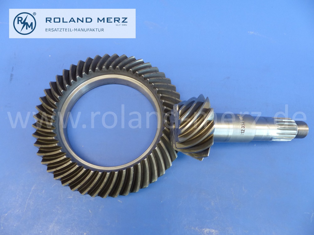 1233500939 Rädersatz Heckmittelstück / Differential, Übersetzung 1:3,69, Tellerrad und Ritzel, Mercedes W107, W114, W115, W116, W123, Original Mercedes Neuteil, NOS 