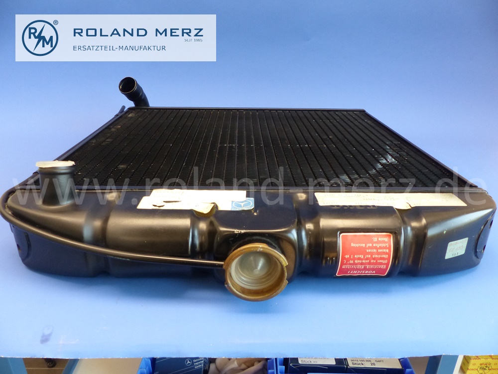 1805000303 radiator, water cooler, Mercedes W105, W128, W180, Ponton, original Mercedes new part, NOS - checked - 
