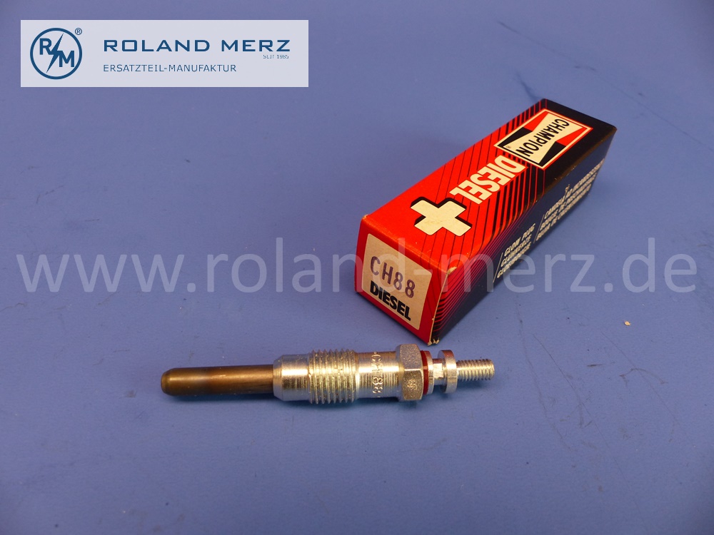 CH88 Glühkerze, Glühstiftkerze, Champion, M 12 x 1,25, Citroen, PSA, Original Champion Neuteil, NOS 