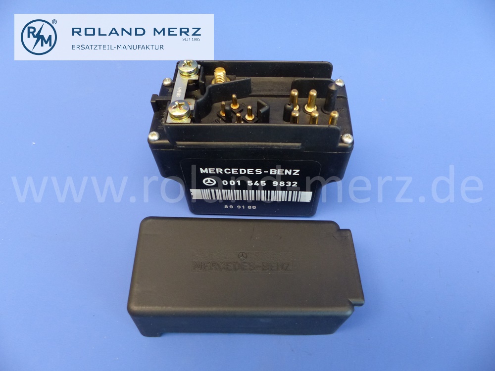 0015459832 Vorglührelais Mercedes W123, W124, W126, W460, W461, 601, 602, 611 Diesel, Original Mercedes Neuteil, NOS 