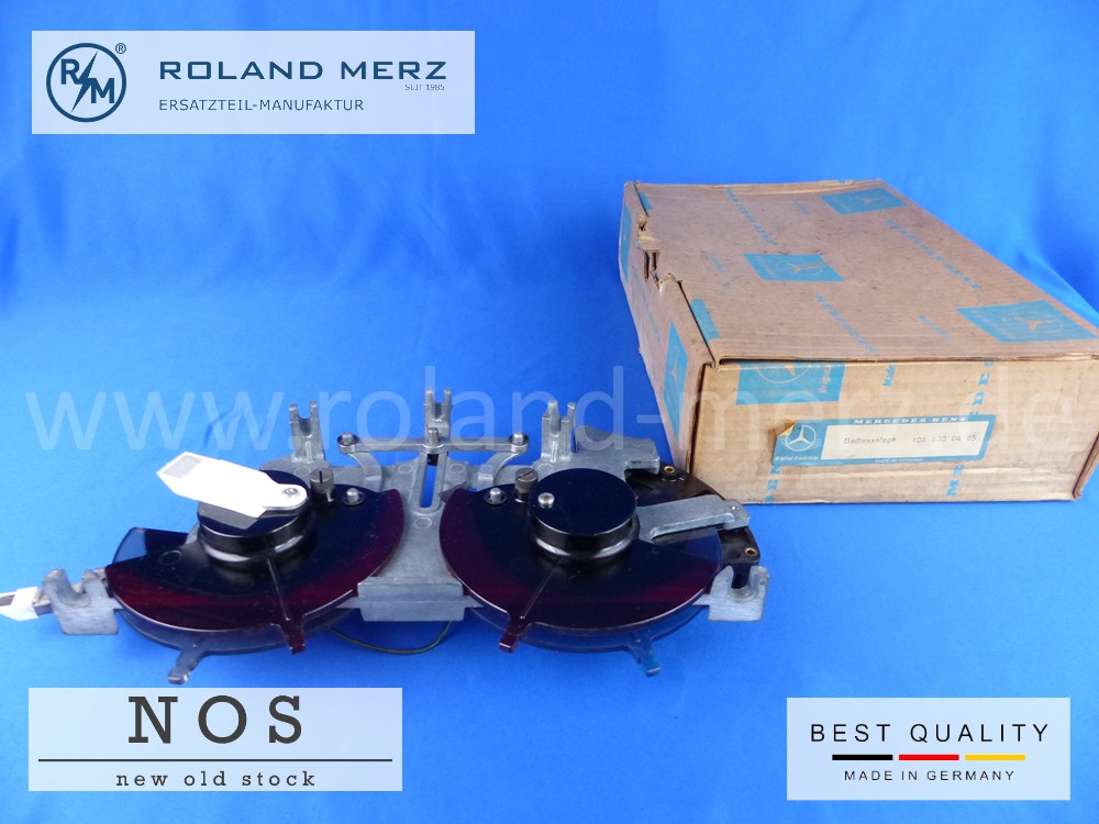 P1120329 108 830 04 85 Bedienanlage kompl. für Mercedes 250S, SE, 300SEb, 300SEL-M189, 300SEL W109 (109 015)