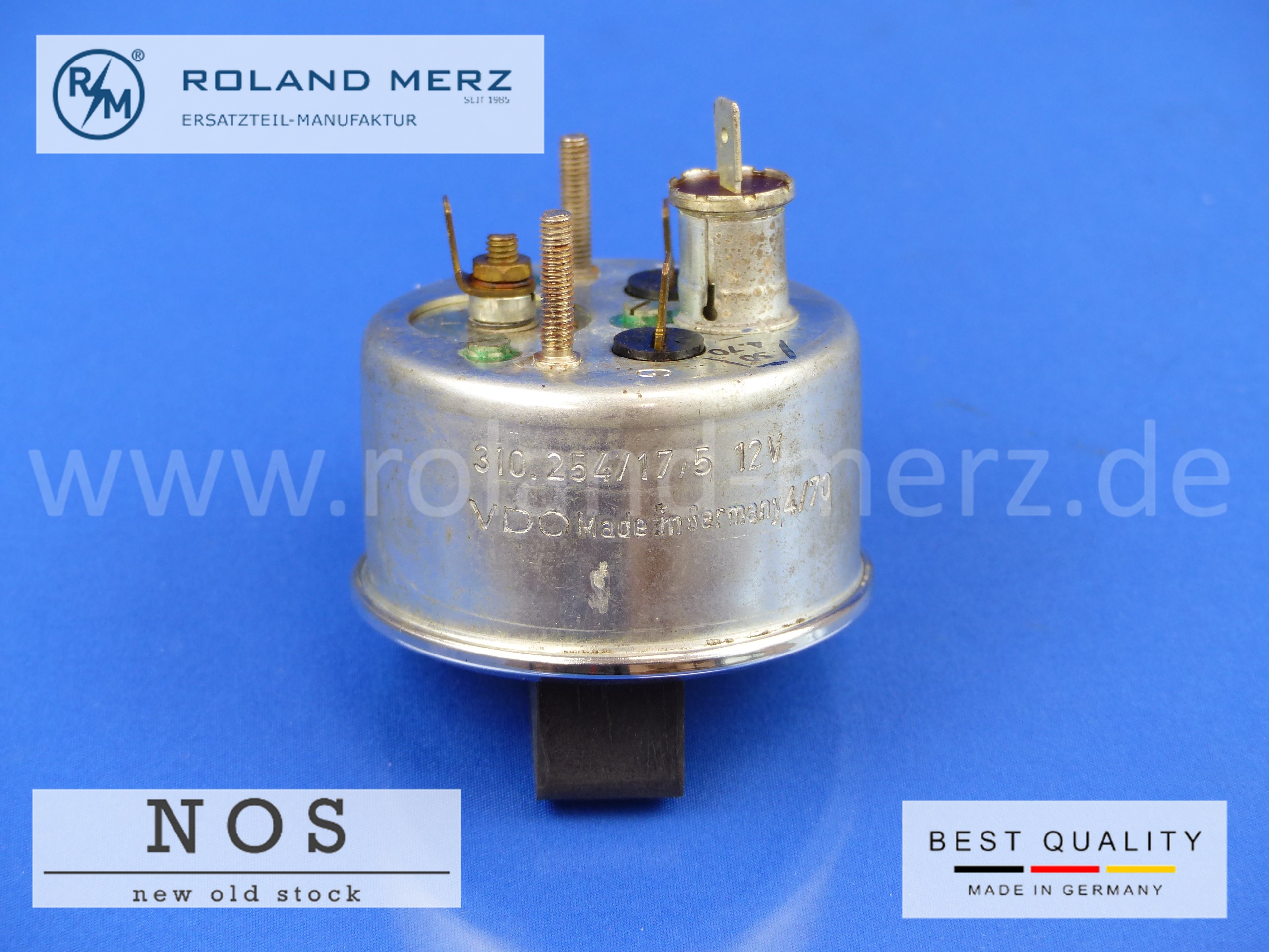 P1160694 Temperaturanzeige 12V, VDO 310.274 / 2 / 1, mit Beleuchtung
