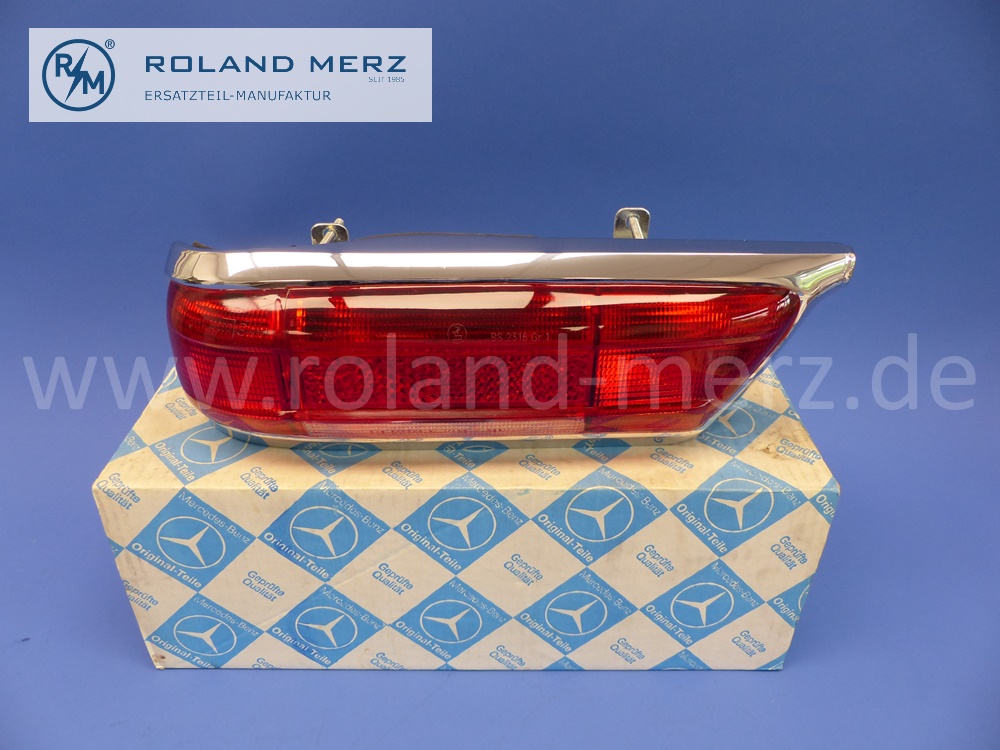 1118205564 Schlussleuchte, Rückleuchte, Heckleuchte kompl. links für Mercedes W111, W112, 220SEb Cp/Cb und 250SE Cb/Cp bis FG-Nr. 003601, original Mercedes Neuteil, NOS 