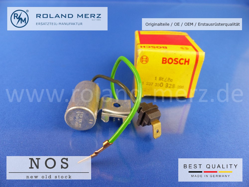 1-230-330-328-02 Zündkondensator 1 237 330 328 Bosch für Lancia 9935785
