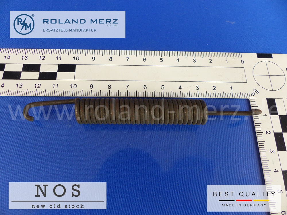 1809931210 Rückzugfeder für Hinterradbremse, rechts, Mercedes 219, 220a, 220S, SE, NOS, MB-Original Teil