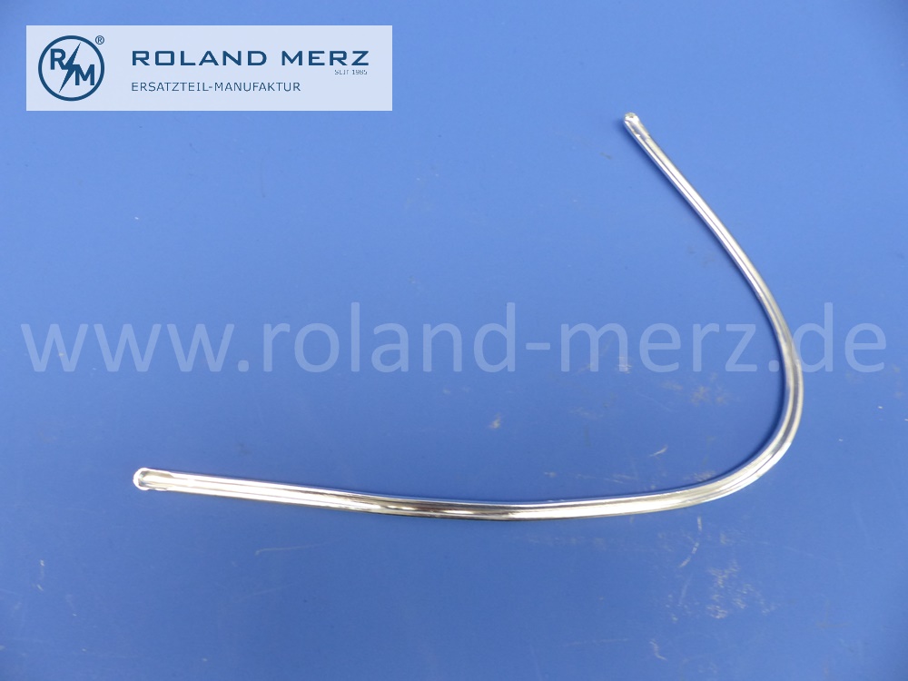 101807270282 1807270282 Zierstab oben gebogen, Vordertür innen rechts, Mercedes W128, W180, Original Mercedes Neuteil, NOS 