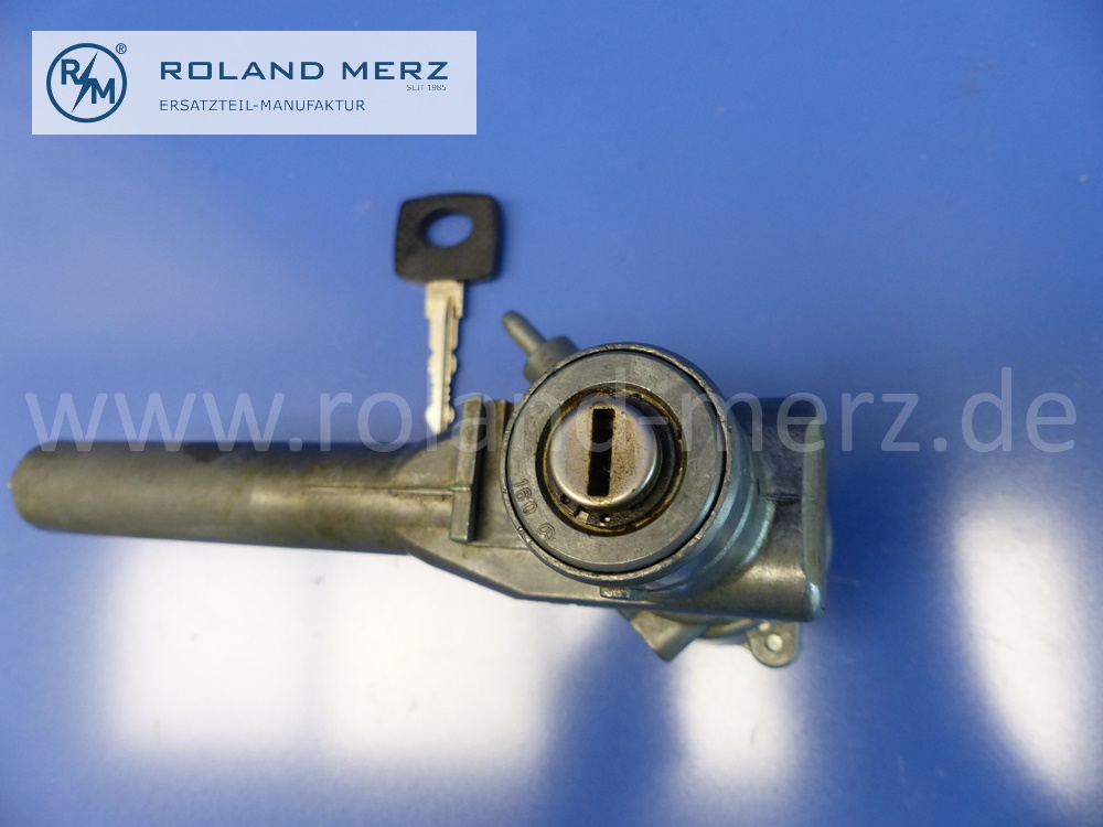 1154624230 Lenkungsschloss, Lenkradschloss, Zündschloss, mit Schlüssel, Diesel, LHD, Mercedes W115, Strich 8, Original Mercedes Neuteil, NOS