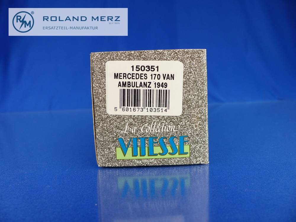 150351-02 Mercedes 170 Van Ambulanz 1949 - 150351 Vitesse 1:43 Modell