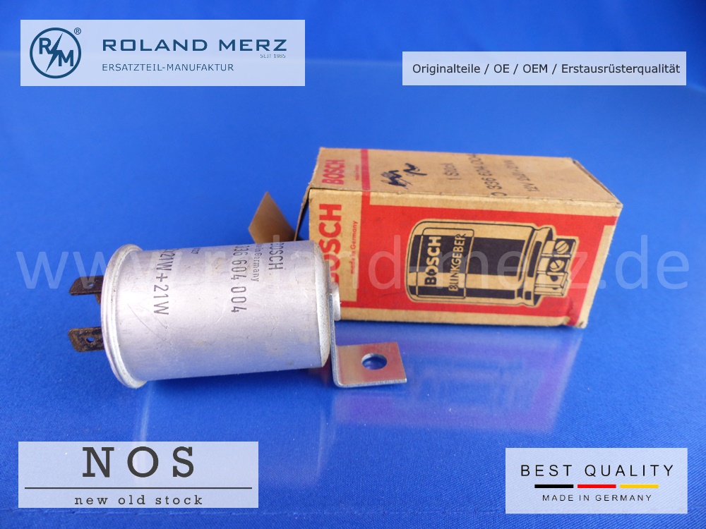 0-336-604-004-04 Blinkrelais 0 336 604 004 Bosch 12 Volt 336 604 004 Bosch Originalausführung NOS mit Metallgehäuse