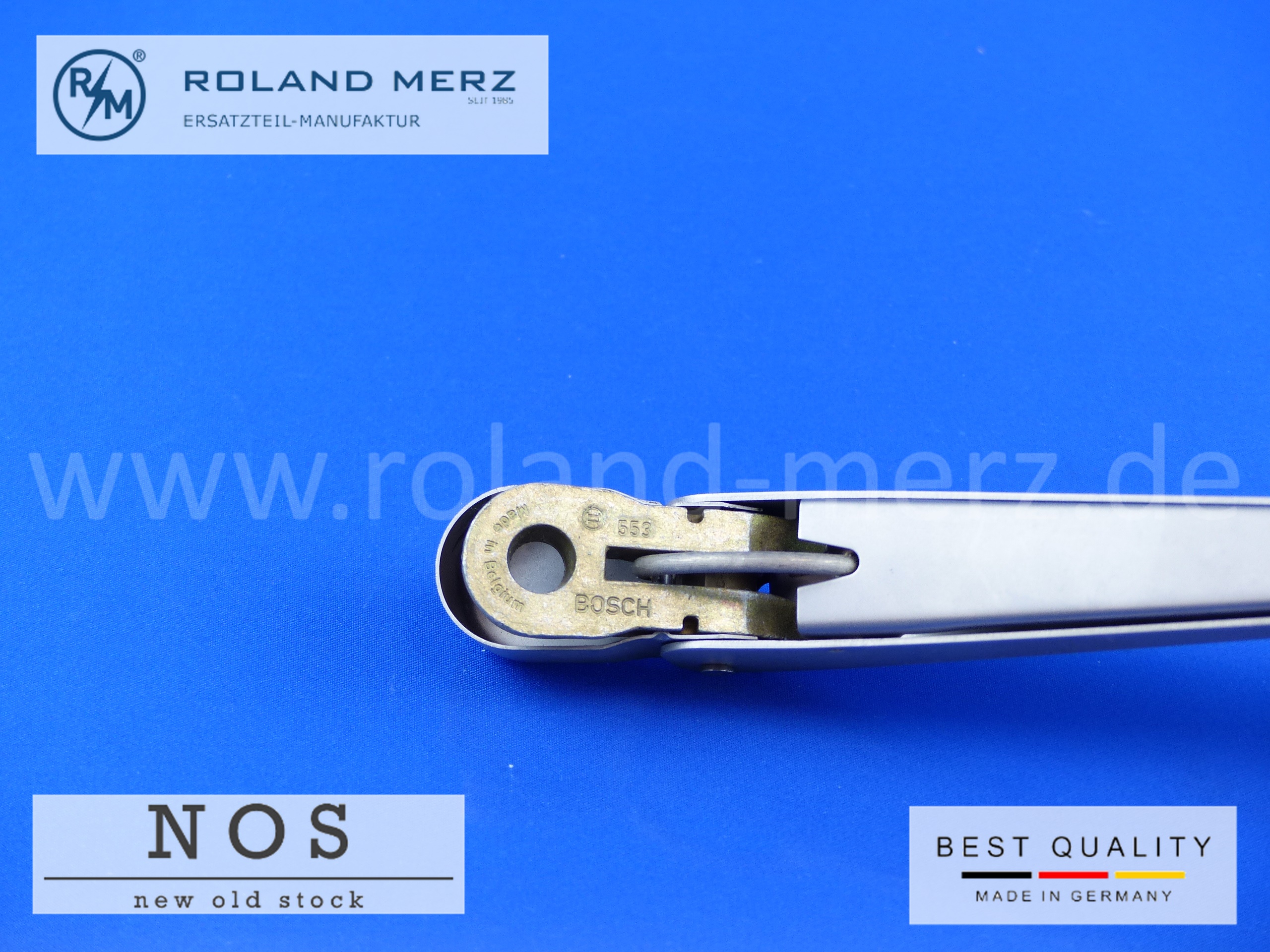 1168202544 Wischerarm links silber Mercedes W116