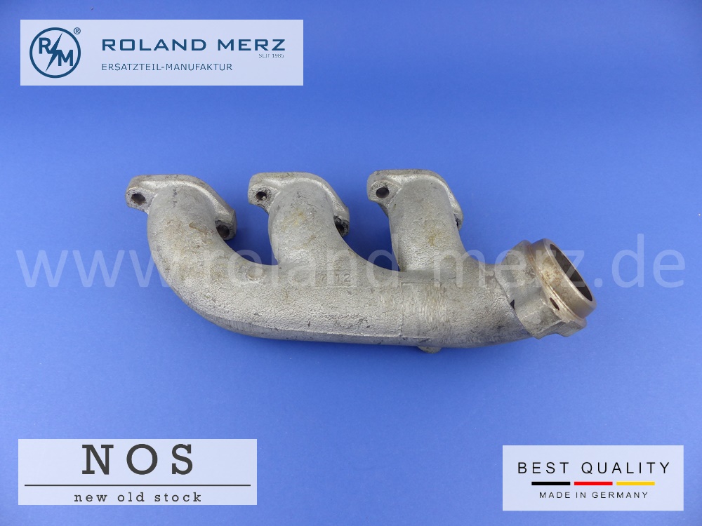 1101420201 exhaust manifold, cylinder 4 - 6, Mercedes 110 142 02 01, M110, W126, W460, MB 280S, 280SE,280 SEL, original MB spare part, NOS