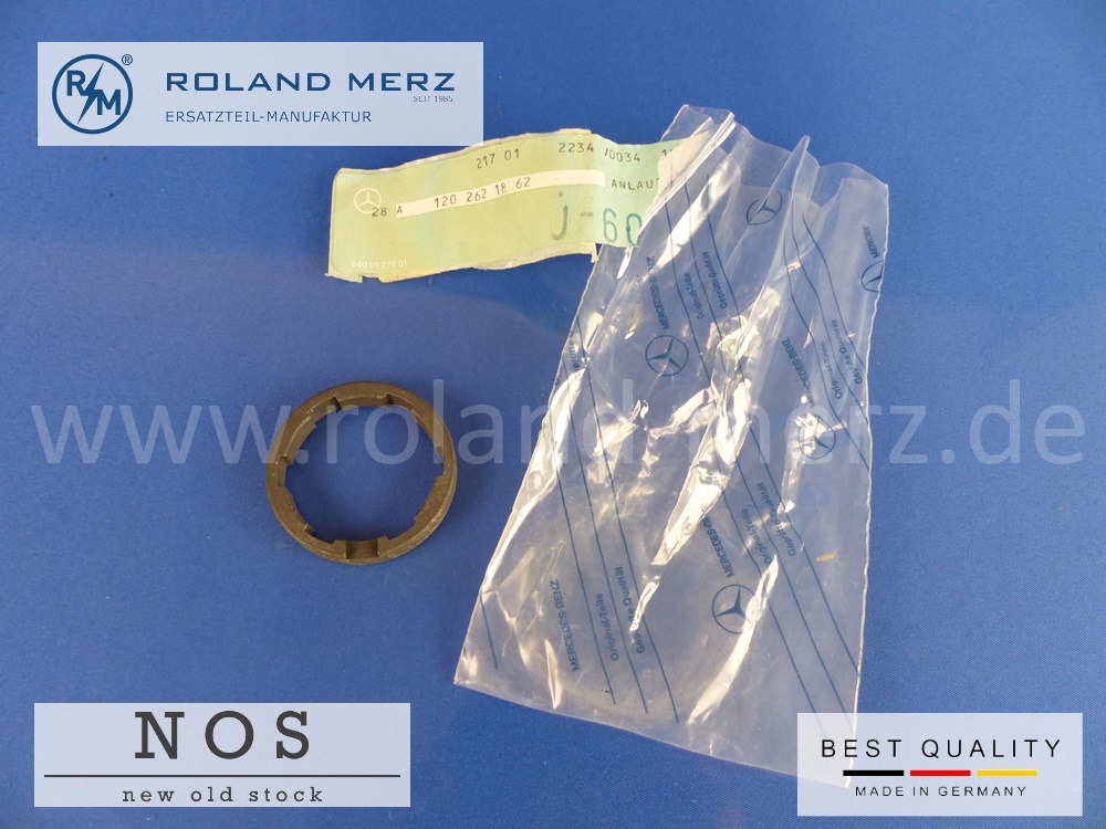 1202621862 Anlaufring, Druckscheibe, 8,00 mm für Getriebe Mercedes Ponton 180 - 220SE, 190SL, 190c – 280SL, Original MB-Neuteil NOS 