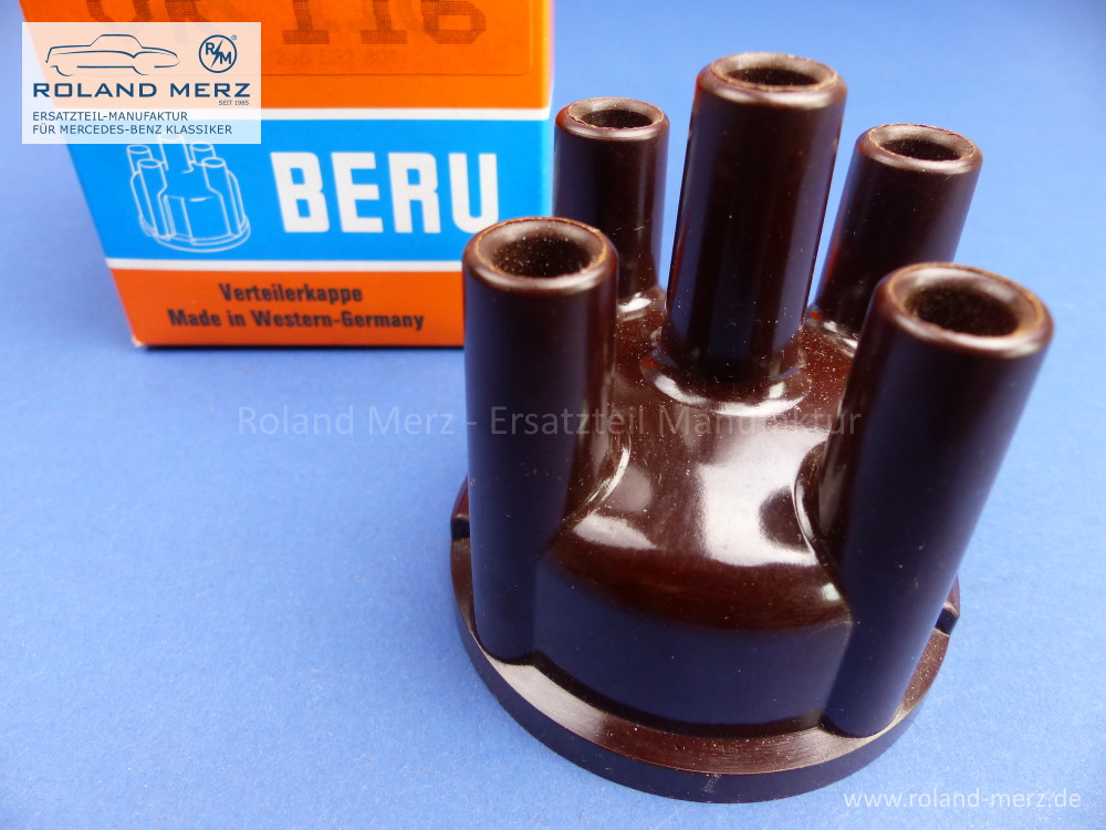 Verteilerkappe NSU Prinz 1000 Beru VK116, Bosch Vergl.-Nr. 1235522033 NSU aus Bakelit Neuteil NOS Verteilerkappe NSU Prinz 1000 Beru VK116, Bosch Vergl.-Nr. 1235522033 NSU aus Bakelit Neuteil NOS