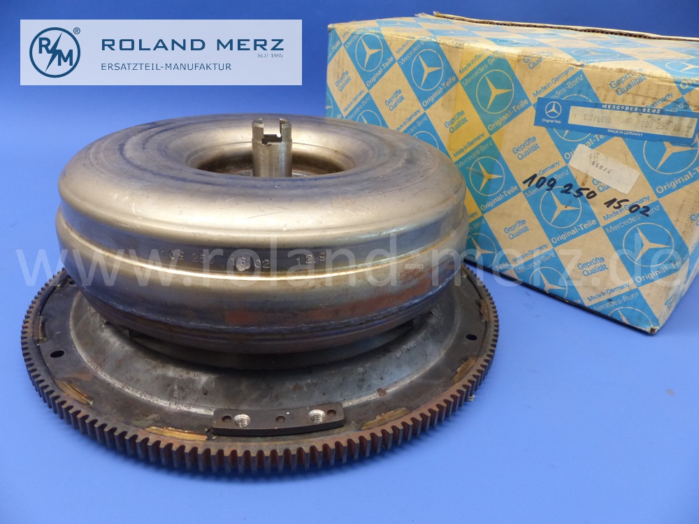 1092501502 hydraulische Kupplung, Wandler, Drehmomentwandler, mit Anlasserzahnkranz, Mercedes W109, W111, Automatikgetriebe 722, Original Mercedes Neuteil, NOS