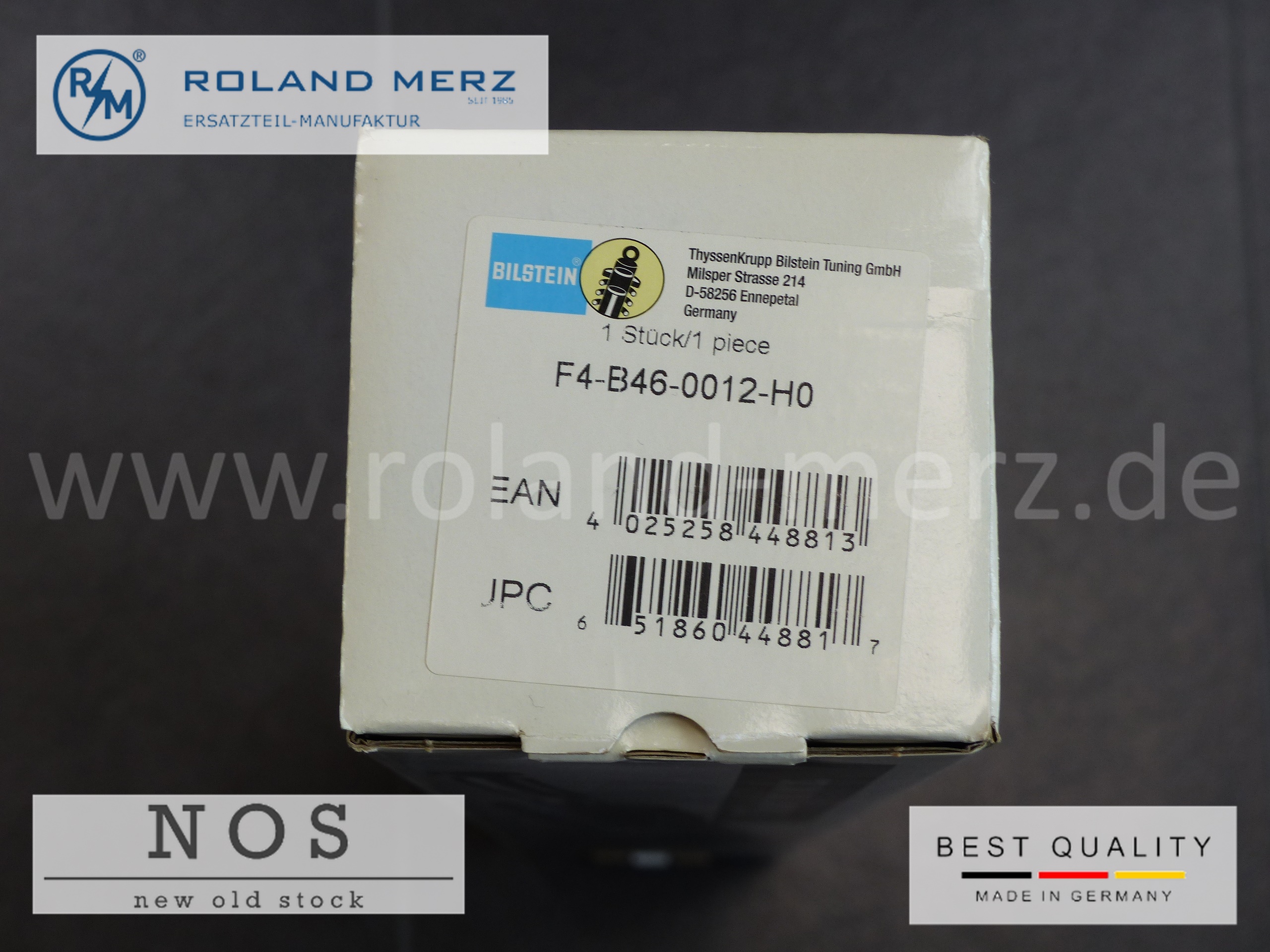 1803260400 Bilstein Stoßdämpfer Mercedes 190SL, Ponton 180 - 220S, 220SE, Hinterachse 1803260400 Stossdämpfer Mercedes W120 W121 W180 W128 hinten