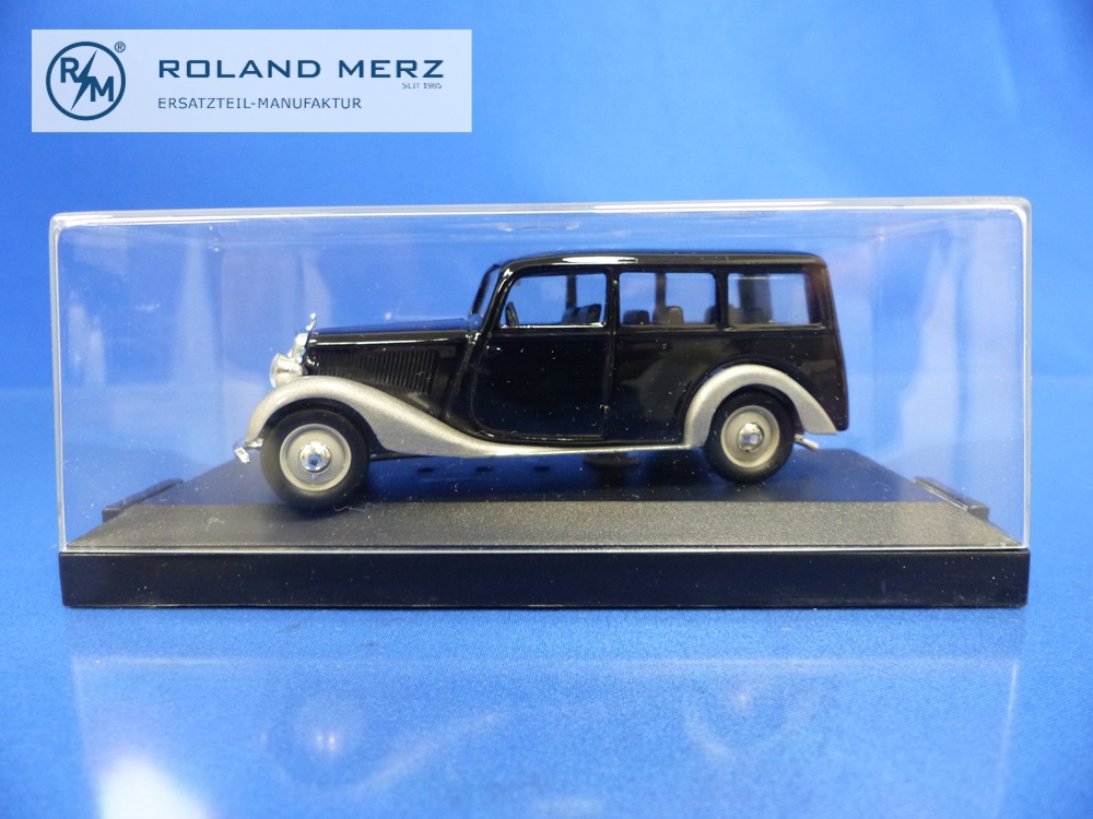 150350-03 Mercedes-Benz 170V Van Mercedes-Benz schwarz-silber 1939 - 1942 - 150350 Vitesse 1:43 Modell