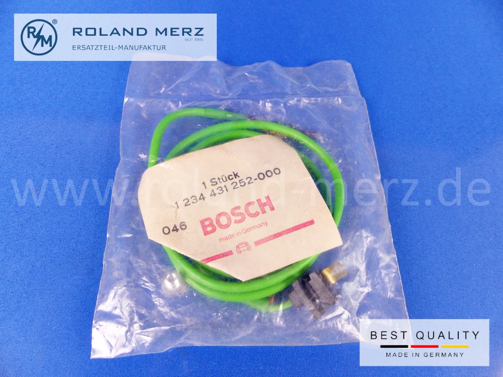 1234431252 Bosch control cable, sheiled, MB 0001596918 Mercedes M116.980, 981, 982, 990, 991, 992 und M117.981, 982, 984, 992 Original Bosch new part, NOS