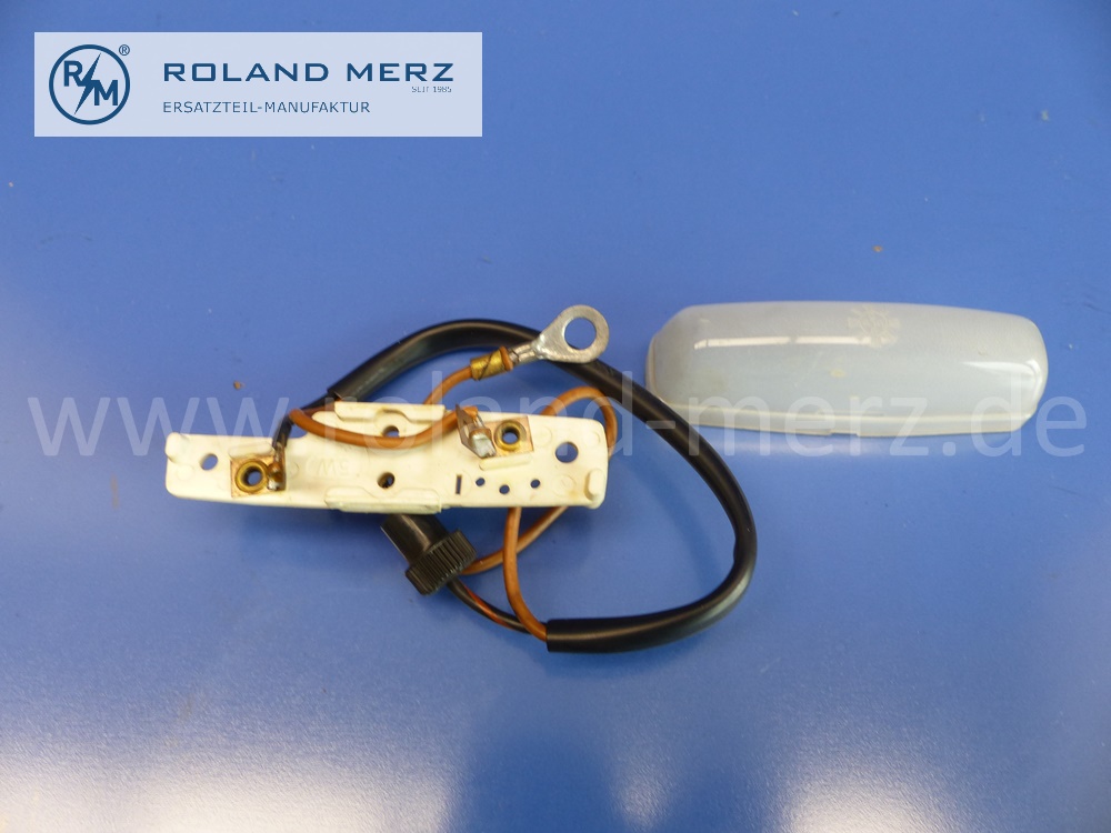 1088250142 Fußraumleuchte Mercedes 280SE/Cp, SE 3.5Cp, alle W108, W109, W111, Original MB-Neuteil, NOS