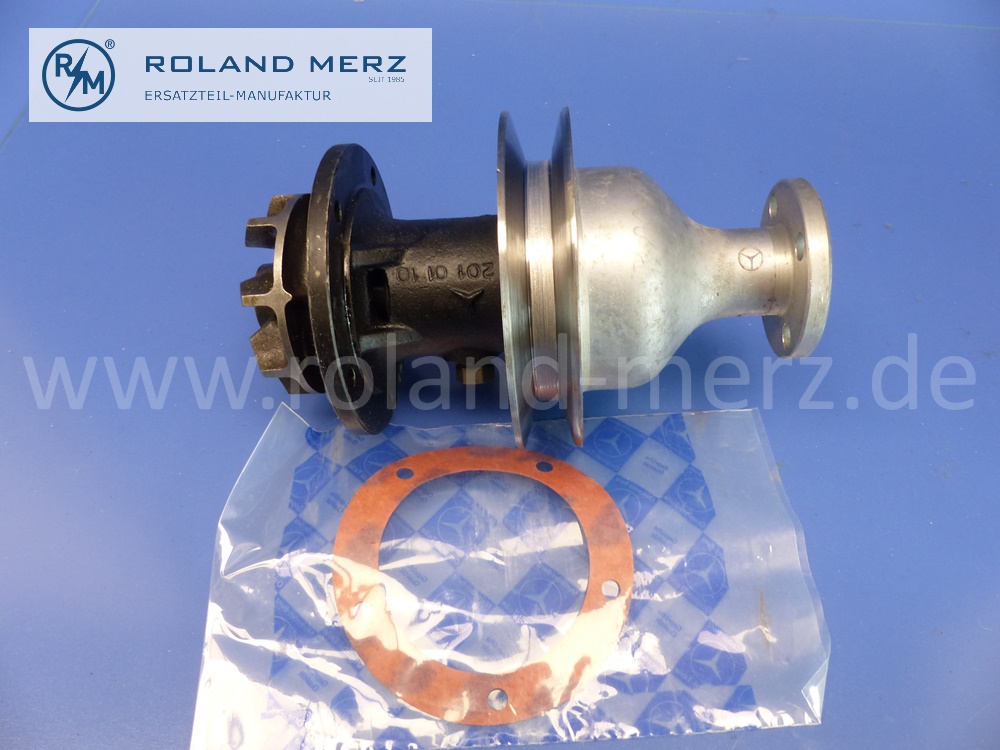 6362004601 Wasserpumpe mit Riemenscheibe, Mercedes Motor OM636, Original Mercedes Neuteil, NOS