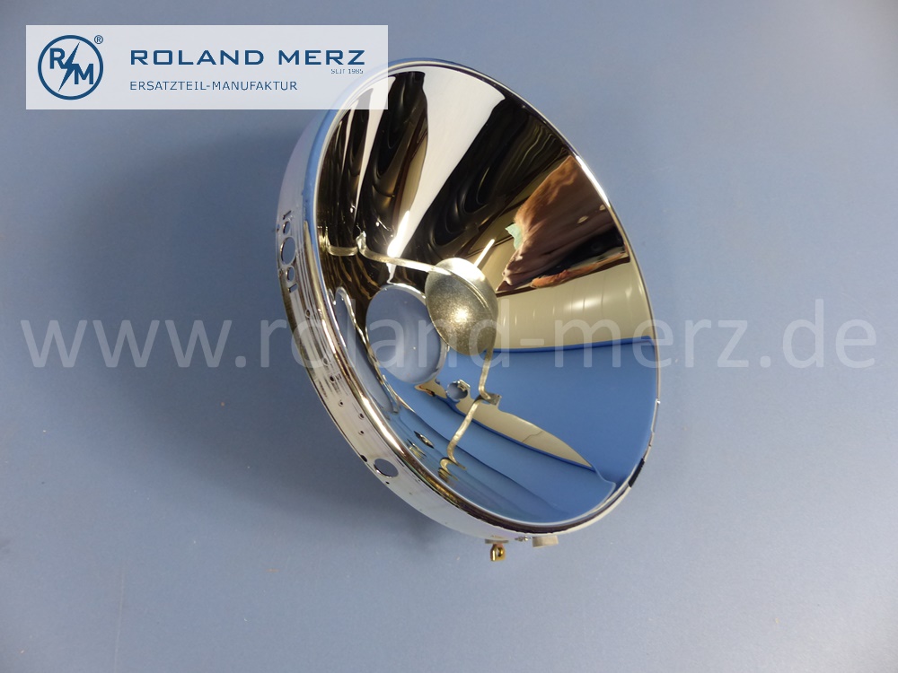 0008261481 Bosch reflector head lamp, left and right, right hand traffic, Mercedes W110 Heckflosse, original Mercedes spare-part, NOS