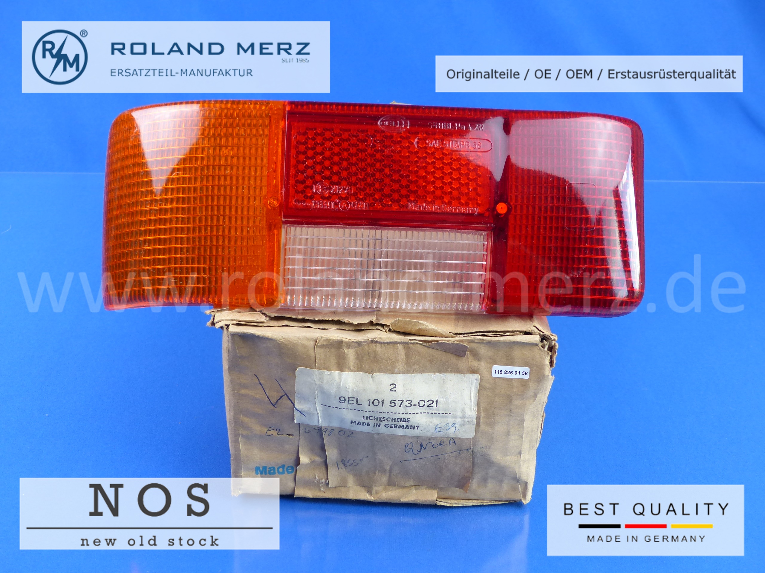 P1170197 Lichtscheibe links, Mercedes /8, 1. Serie, A115 826 01 56