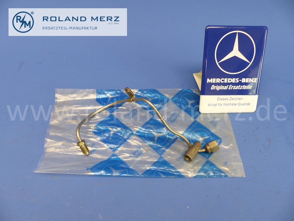 1984200826 Leitung, Bremsleitung, rechts, Vorderachse, Mercedes W198, 300SL, wahlweise von Bremsschlauch an Bremszange, Scheibenbremse, original Mercedes Neuteil, NOS 