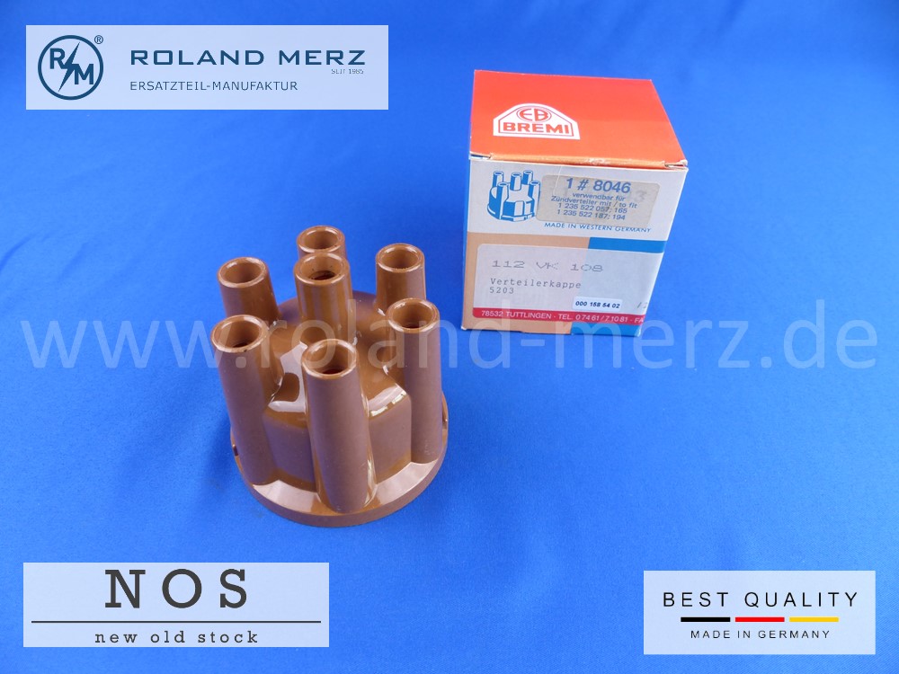Verteilerkappe Bremi 8046, 6-Zyl. Mercedes 000 158 54 02 Verteilerkappe Bremi 8046, 4-Zyl. Mercedes 000 158 54 02