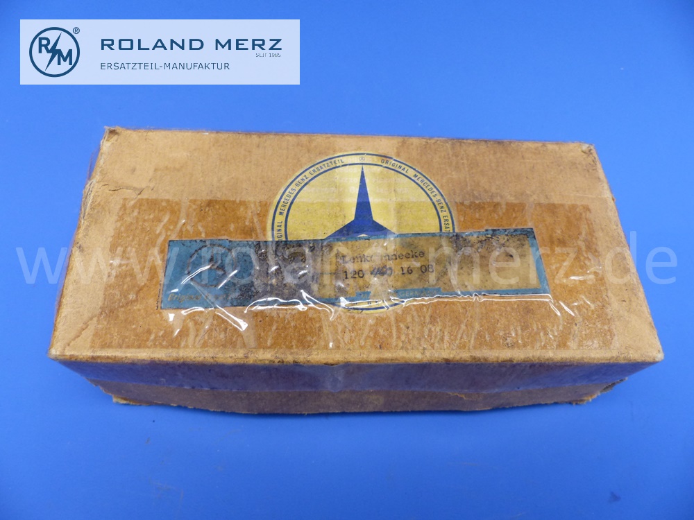 1204601608 Lenkschnecke für Mercedes W120, W121, W128, W180, 190SL, 220S, 220SE, 300c, 300d, zusammen mit zwei Rollenlager 0009810318, original Mercedes Neuteil, NOS 