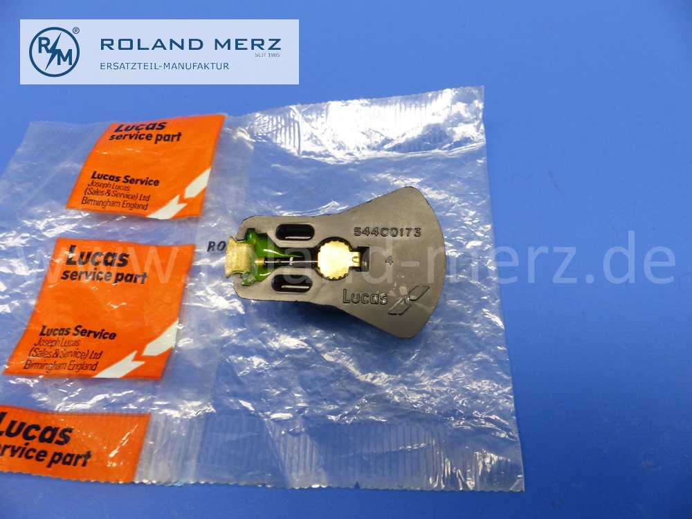 54400173 Verteilerläufer Lucas, vergl. Beru EVL187, für Rover V8 SD1 Verteiler (ab 1975), RTC3617, Original Lucas Neuteil, NOS